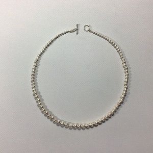 Sterling Silver Beaded Necklace